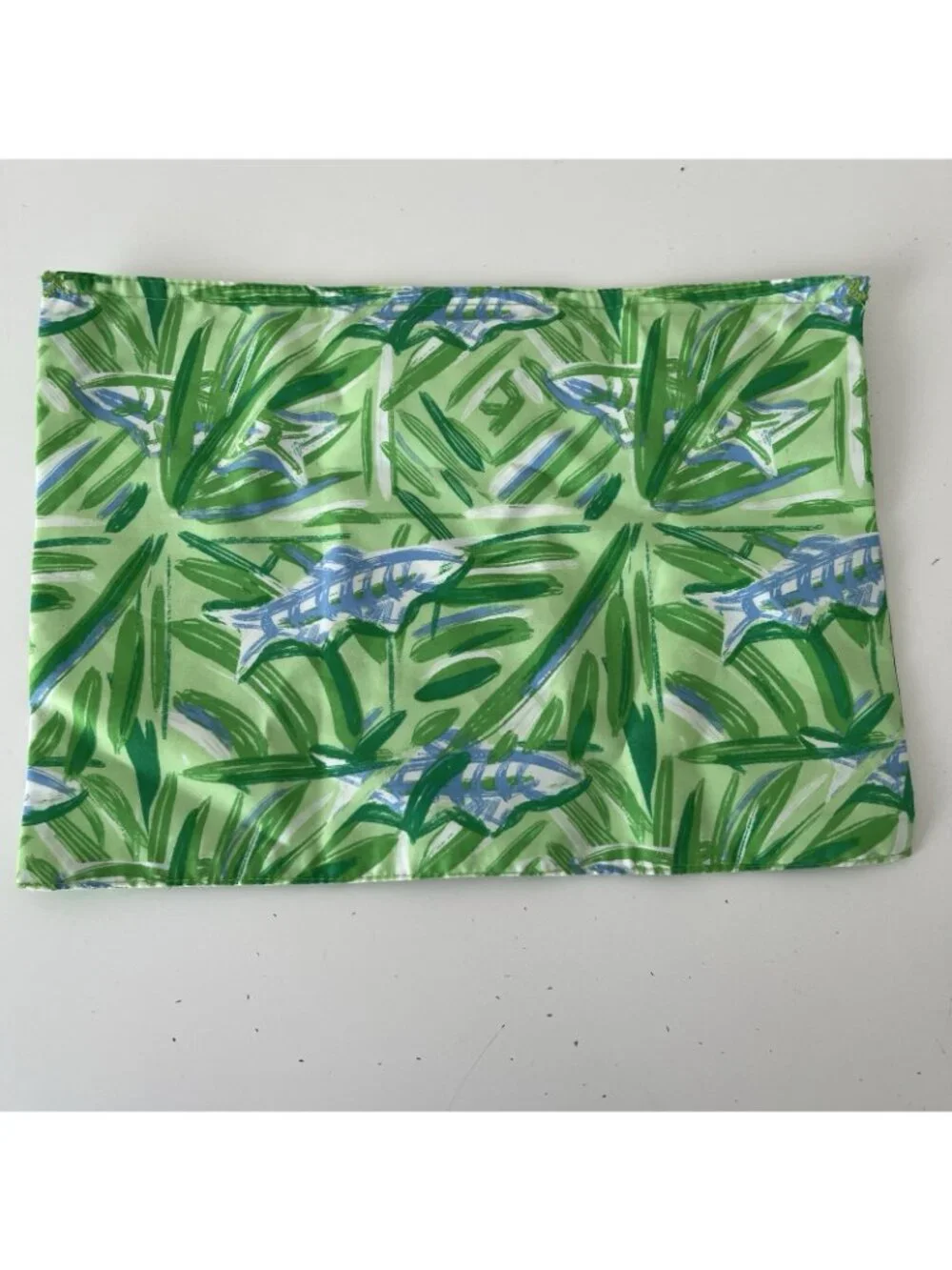 Vineyard Vines Green Fish Print Swim Trunks
